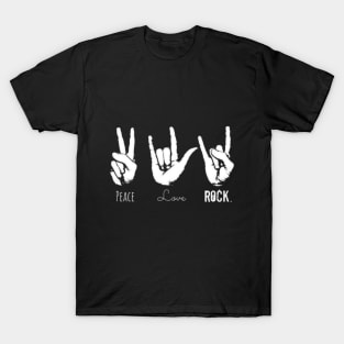 Peace Love Rock T-Shirt